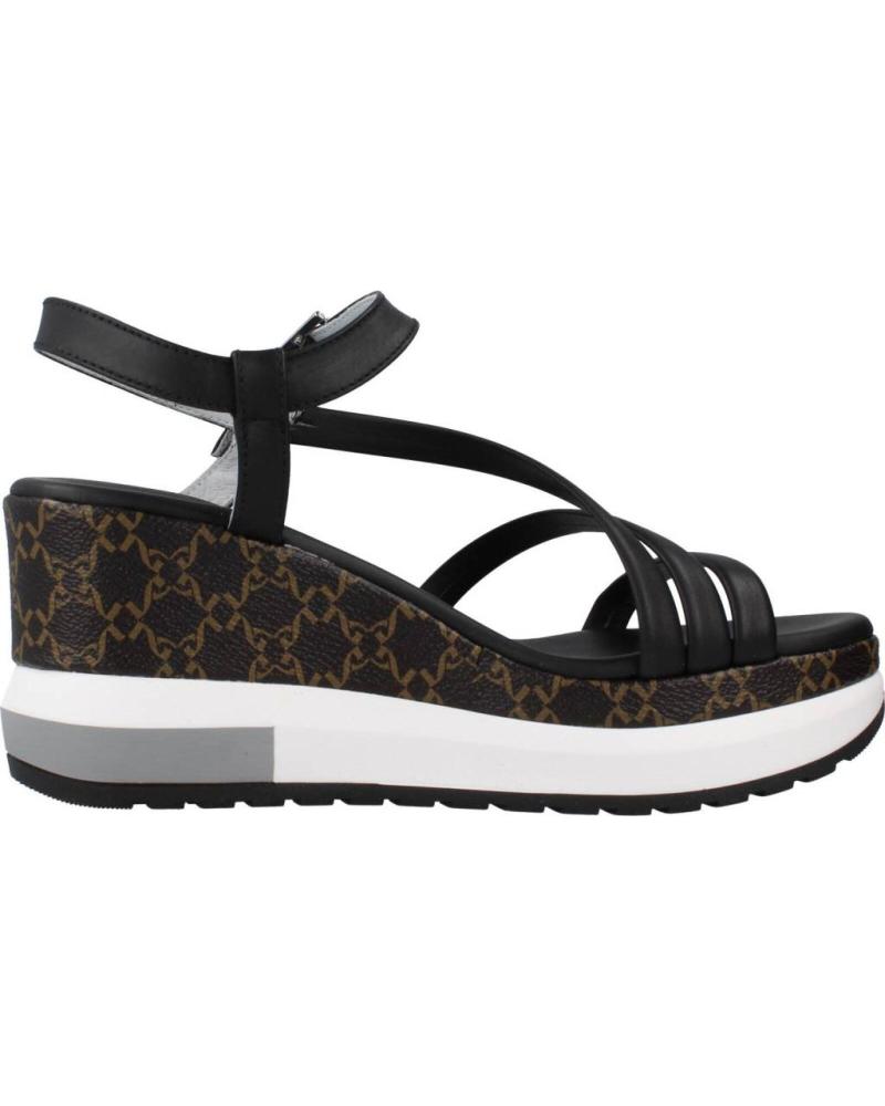 Nero Giardini Damen Sandalen E115530D - Nubukleder Sandalen Mit Schnalle