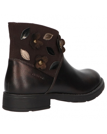 Woman and girl Mid boots GEOX J84D3B 0PTAF J SOFIA  C6024 DK COFFEE 