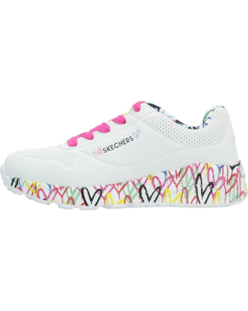 Deportivas SKECHERS de Niña UNO LITE BLANCO Deportivas SKECHERS de Niña UNO LITE BLANCO