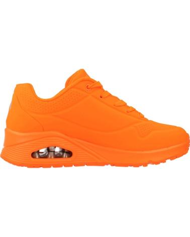 Sportivo per Donna SKECHERS  ZAPATILLAS UNO NIGHT SHADES AIR SNEAKERS 73667-NORG NARANJA NARANJA