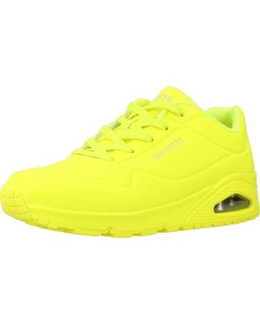 Deportivas de Mujer SKECHERS 136718 AMARILLO