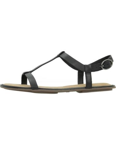 Woman Sandals CLARKS RISI HOP  NEGRO