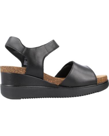 Woman Zapatos de cuña CLARKS LIZBY STRAP NEGRO