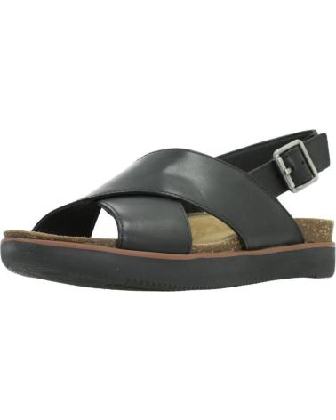 Woman Sandals CLARKS ELAYNE CROSS NEGRO