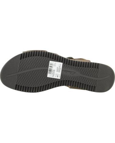 Woman Zapatos de cuña CLARKS LIZBY STRAP MARRON