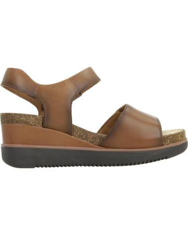 Woman Zapatos de cuña CLARKS LIZBY STRAP MARRON