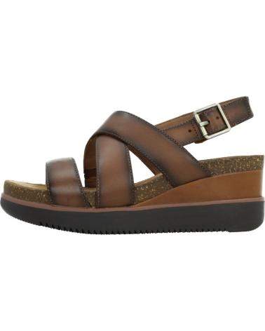 Woman Zapatos de cuña CLARKS LIZBY CROSS MARRON