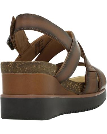 Woman Zapatos de cuña CLARKS LIZBY CROSS MARRON