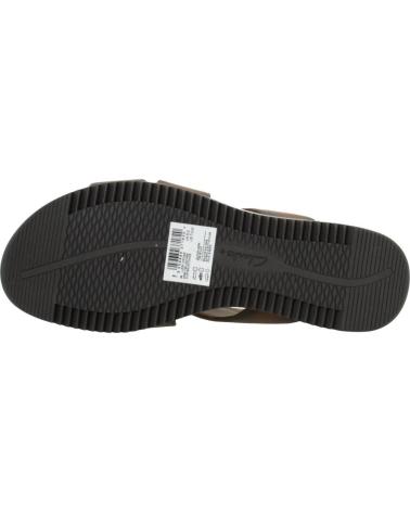 Woman Zapatos de cuña CLARKS LIZBY CROSS MARRON