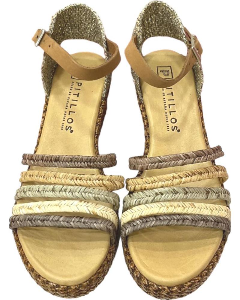 Sandalias De Mujer PITILLOS SANDALIA MIMBRE CUNA MUNMUNTA NATURAL
