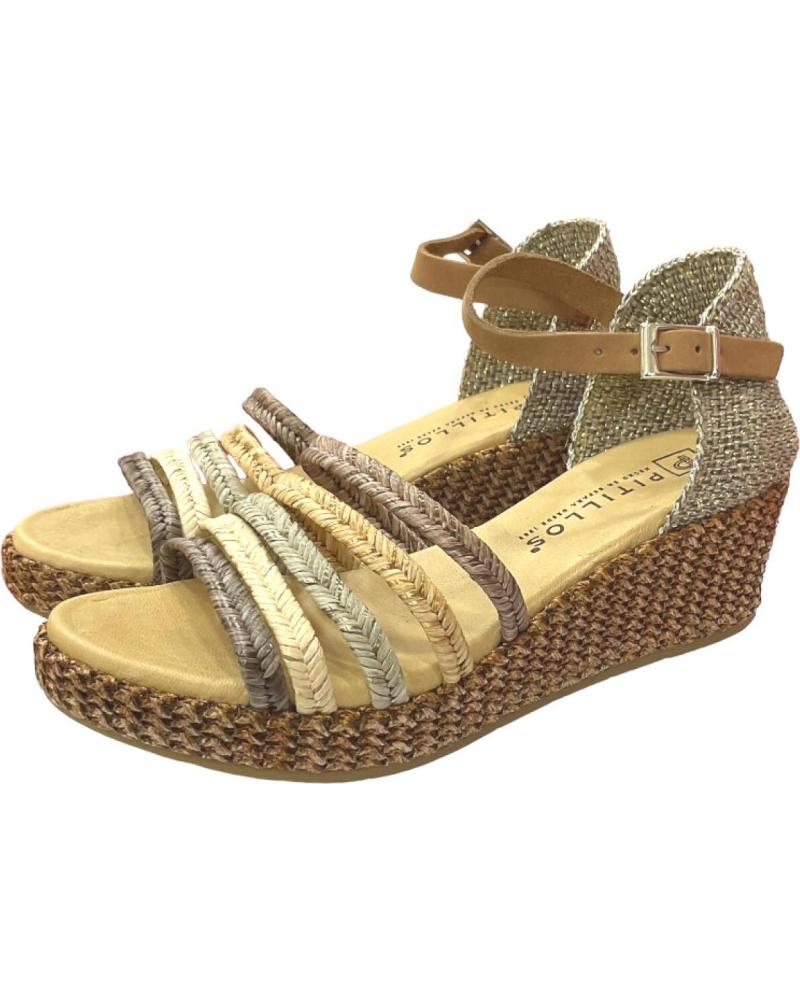 Sandalias De Mujer PITILLOS SANDALIA MIMBRE CUNA MUNMUNTA NATURAL