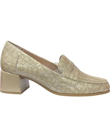 Zapatos de tacón de Mujer PITILLOS ZAPATOS TACON PIEL CHAROL COCO BEIGE COCO SIOUX PIEDRA
