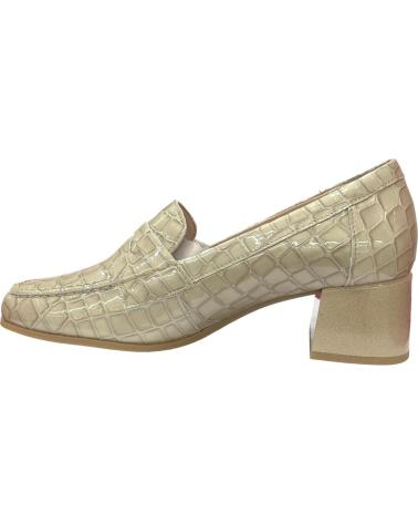 Zapatos de tacón de Mujer PITILLOS ZAPATOS TACON PIEL CHAROL COCO BEIGE COCO SIOUX PIEDRA