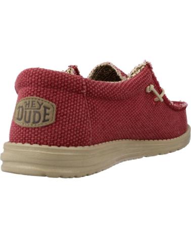 Sapato de vela de Homem HEY DUDE 40003H ROJO