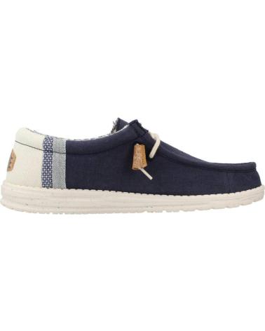 Man Zapatillas deporte HEY DUDE ZAPATILLAS WALLY LINEN PARA HOMBRE EN COLOR AZUL AZUL