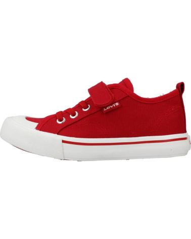 girl and boy Trainers LEVIS MAUI  ROJO