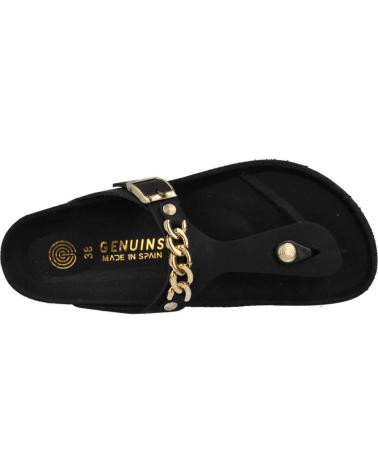 Sandalias de Mujer GENUINS ROASTAD NEGRO