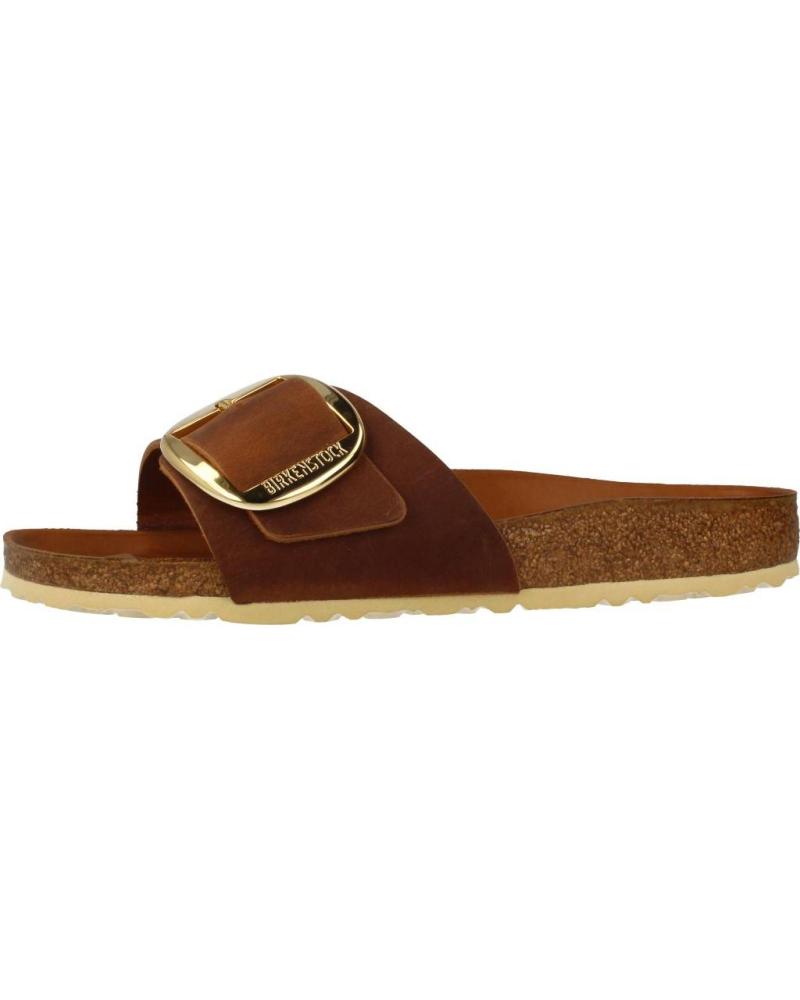 Sandales pour Femme BIRKENSTOCK MADRID BIG BUCKLE FL MARRON
