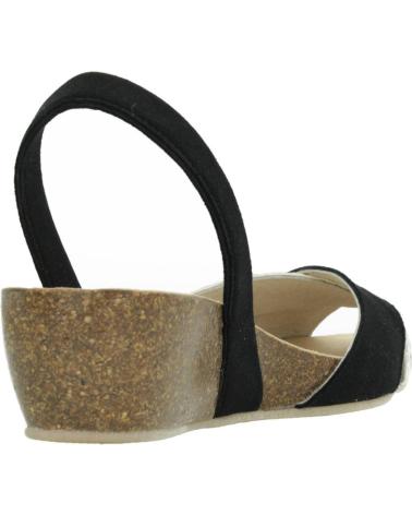 Zapatos de cuña für Damen RIA MENORCA IBICENCA NEGRO