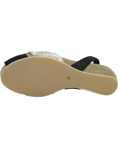 Zapatos de cuña für Damen RIA MENORCA IBICENCA NEGRO