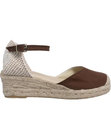 Sandalias de Mujer LA VIDA ROSA ALPARGATA CUNA MARRON