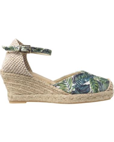 Sandali per Donna LA VIDA ROSA ALPARGATA CUNA VERDE
