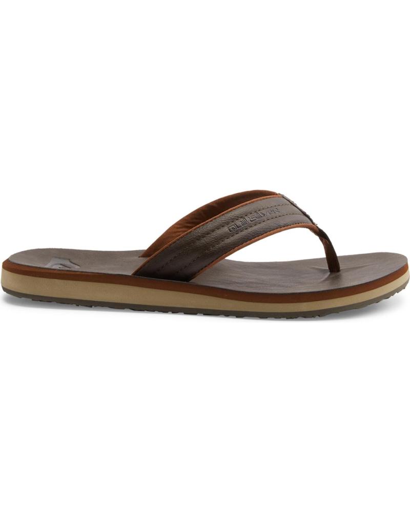 Man Flip flops QUIKSILVER CHANCLAS CARVER NUBUCK MARRóN Man Flip flops QUIKSILVER CHANCLAS CARVER NUBUCK MARRóN