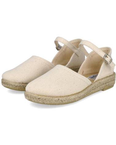 Sportivo per Bambina l&r shoes ANDREA RUIZ 262 ALPARGATAS YUTE NINA BEIG