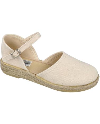 Sportivo per Bambina l&r shoes ANDREA RUIZ 262 ALPARGATAS YUTE NINA BEIG