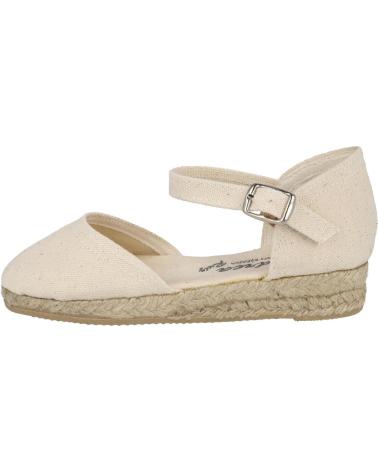 Sportivo per Bambina l&r shoes ANDREA RUIZ 262 ALPARGATAS YUTE NINA BEIG