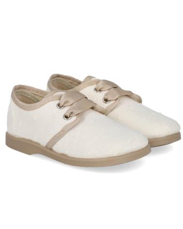 Chaussures pour Garçon L&R SHOES 920-PLUMETI ZAPATOS DE CORDONES NINO CRUDO