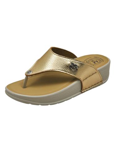Sandalen für Damen FLY FLOT - SANDALIA DE PLATAFORMA PARA MUJER PLANTILLA ACO ORO