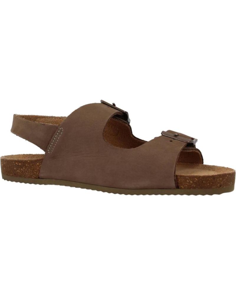 Sandales Type Bio En Peau Couleur Cuir Pour Fille ET GARÇON