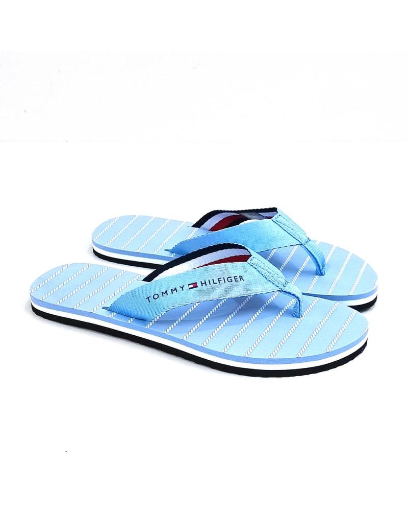 Chanclas dedo tela 2025 mujer