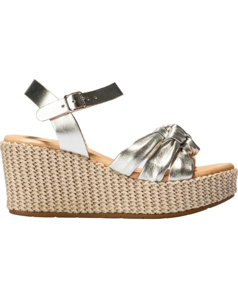 Sandálias de Mulher PITILLOS CUNA TIRAS PLATA PLATEADO