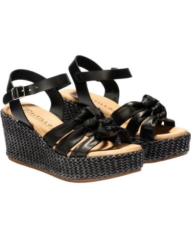 Chaussures pour Femme PITILLOS CUNAS TIRAS NEGRA NEGRO