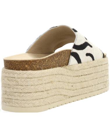 Sandali YELLOW  per Donna YU XL  ANIMAL PRINT