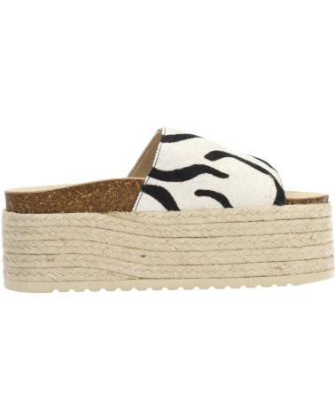 Sandali YELLOW  per Donna YU XL  ANIMAL PRINT