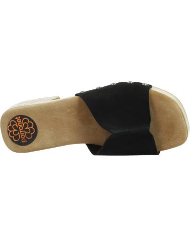 Zoccoli per Donna PORRONET 2986P NEGRO