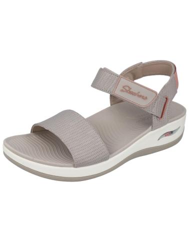 Sandales pour Femme SKECHERS 163310 ARCH FIT SANDALIAS MUJE BEIG