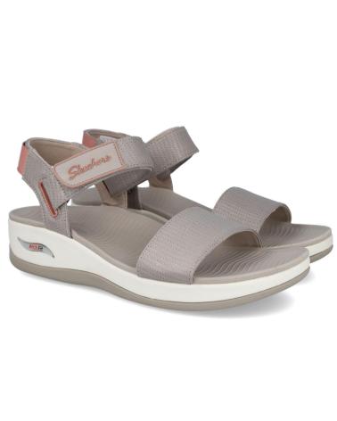 Sandales pour Femme SKECHERS 163310 ARCH FIT SANDALIAS MUJE BEIG