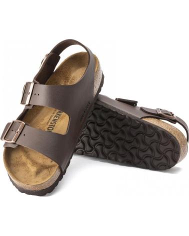 Sandali per Donna e Uomo e Bambino BIRKENSTOCK SANDALIAS MILANO 34701 DARK BROWN