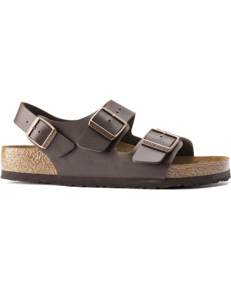 Sandali per Donna e Uomo e Bambino BIRKENSTOCK SANDALIAS MILANO 34701 DARK BROWN