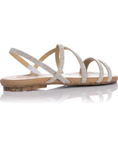 Woman Sandals PORRONET SANDALIAS PLANAS 2913 PLATA PLATEADO