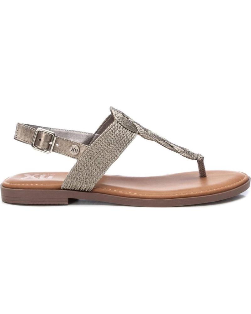 Zapatos De Mujer XTI SANDALIAS PLANAS 141450 MUJER PLOMO PLATEADO