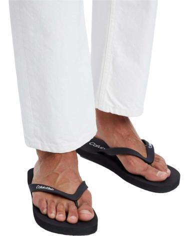 Chanclas de Hombre CALVIN KLEIN CHANCLAS JEANS FLIP FLOP RU CK BLACK