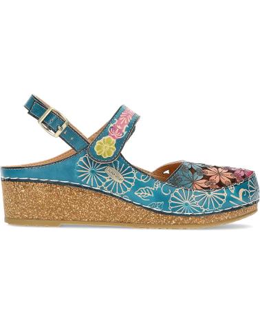 Woman Sandals LAURA VITA SANDALIAS FACSCINEO0121 AZULFLORAL