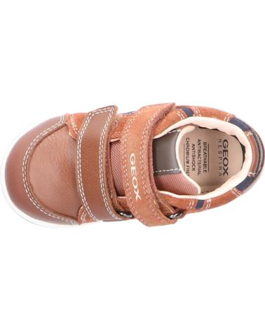 Botins de Menino GEOX B941LC 022AU B N FLICK C0947 BROWN