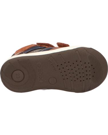 Botins de Menino GEOX B941LC 022AU B N FLICK C0947 BROWN