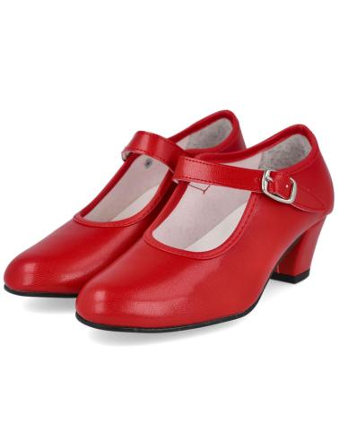 bubble bobble CREACIONES PASOS DE BAILE 15 ZAPATOS FLAMENCA ROJO